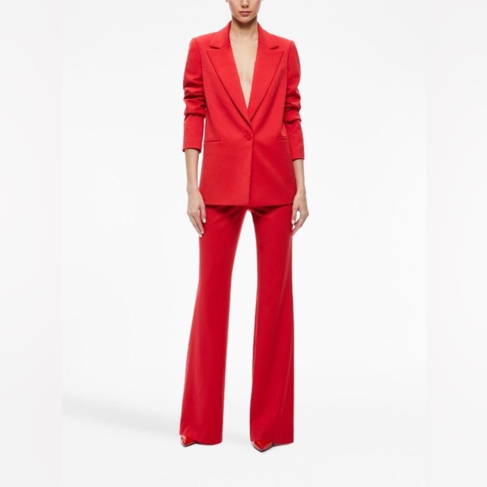 Alice + Olivia Denny Notch‎ Collar Boyfriend Blazer New 8 - Picture 3 of 11